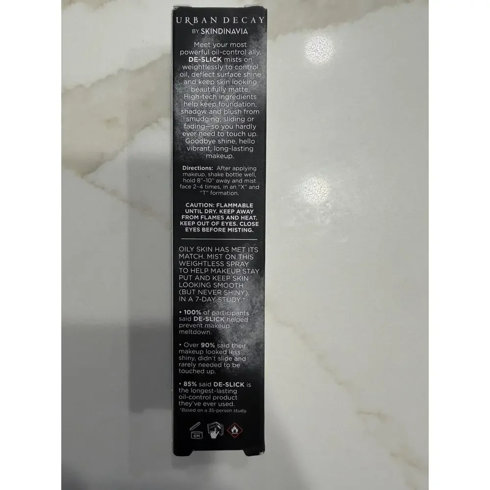 Urban Decay De-Slick Oil Control Makeup Setting Spray 30ml 1oz New In Box